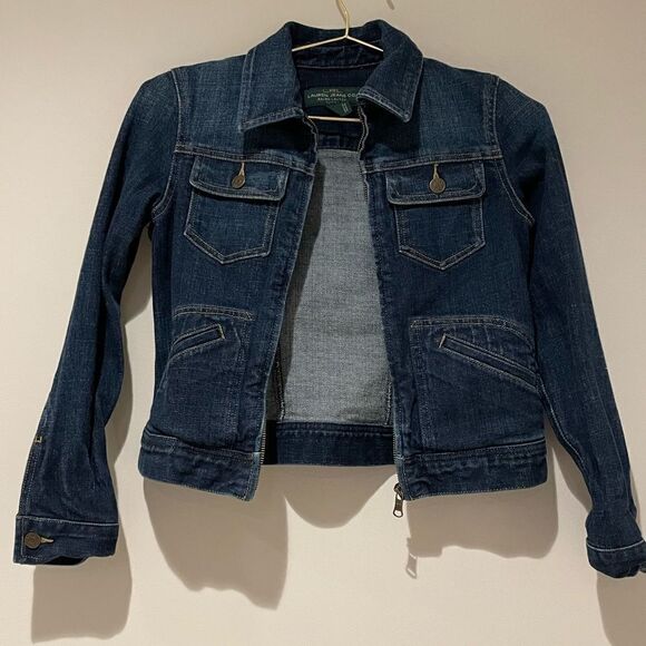 EUC Ralph Lauren Jean Company Jean Jacket Petite Sz. XSmall - Picture 7 of 8